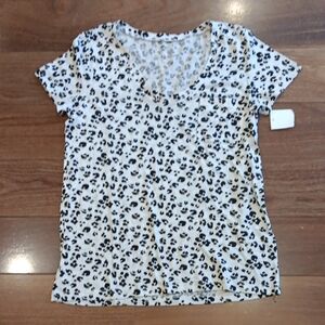 Caslon Leopard Print Tee
